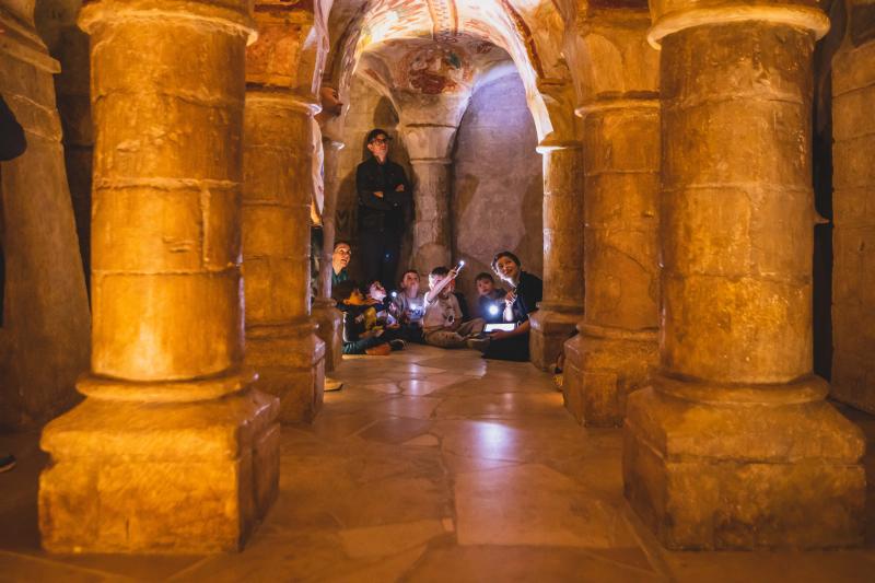 Visite contée "Le secret du labyrinthe" © Jim Prunier